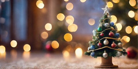 wunderschönes weihnachten mit christbaum und schönem Hintergrund, postkarten,