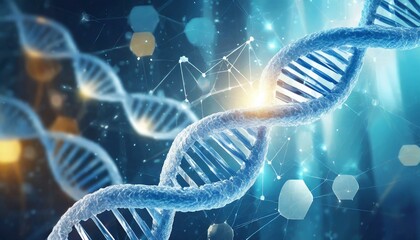 DNA gene background science helix cell genetic medical biotechnology biology bio