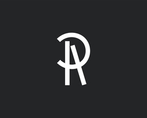 Creative Letter AP or AR or RA Logo Design template
