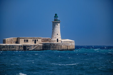 lighthouse harbor breakwater walls