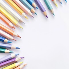 Fototapeta premium Background on back to school/college theme. Clean background. Knowledge learning concept