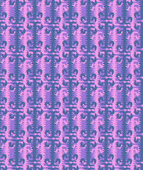 Seamless vector pattern with abstract pattern