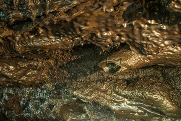 Lava tube in Reunion, France