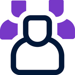 team icon. vector mixed icon for your website, mobile, presentation, and logo design.