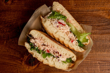 Chicken salad sandwich
