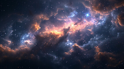 Nebula Cloud A Spectacular Display of Celestial Beauty Captured in Stunning Astrophotography