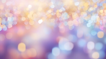 Fototapeta premium Abstract blur bokeh banner background. gold yellow, white silver, bokeh background