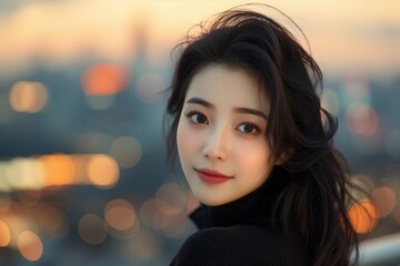 Twilight Beauty Portrait