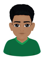 Portrait of charismatic boy portrait