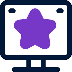 rating icon. vector dual tone icon for your website, mobile, presentation, and logo design.