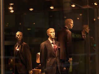 Window Display Of Men's Wear, Toronto, Ontario, Canada