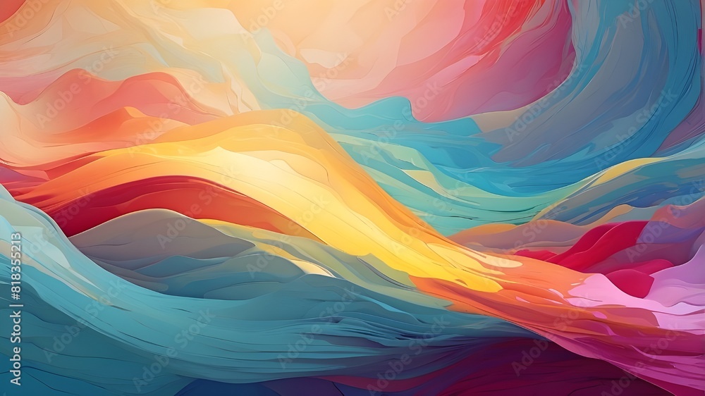 Poster light background abstraction