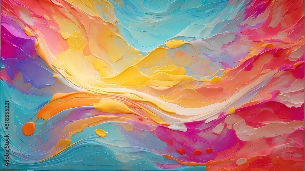 Poster Light Background Abstraction