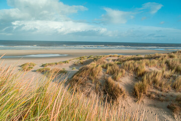 Terschelling island in the Wadden Sea - Holland or the Netherlands