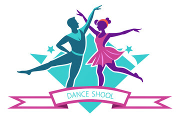 Logo for a dance school