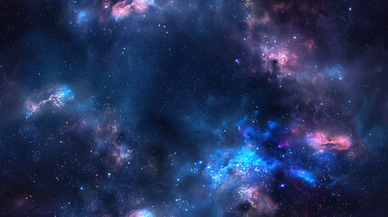 background with stars / star dust - space galaxy -Seamless tile. Endless and repeat print.