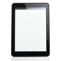 Sleek black tablet with a prominent display, encapsulating modern digital technology for personal and professional use