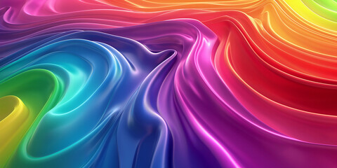 Obraz premium abstract colorful background with waves