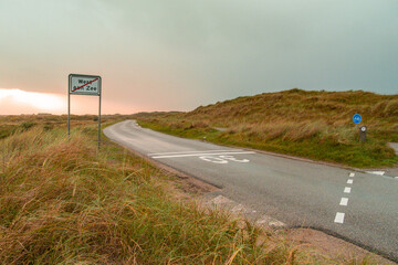 Terschelling island in the Wadden Sea - Holland or the Netherlands