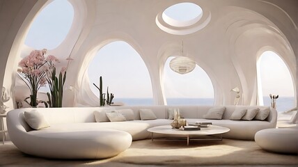 Luxurious, elegant and simple living room design