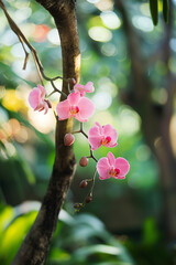 Linda orquidea cor de rosa - wallpaper HD 