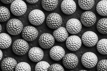 multiple golf balls background 