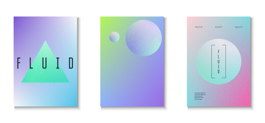Holographic Design. Grain 3d Poster. Abstract Shape. Digital Elements. Astronaut Trend Collection. Blue Grainy Triangle Set. Hipster Placard. Pink Holographic Design