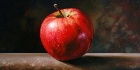 red apple