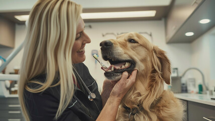Dog dental care. Maintaining healthy dog teeth and gums. Raising awareness of oral hygiene for dogs