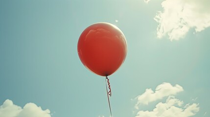 Soaring Symbols: Balloons Representing Freedom and Innocence