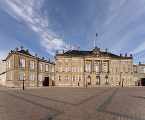 Amalienborg,  the official residence of the Danish monarchs and the Danish royal family in Copenhagen