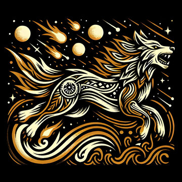 golden dragon tattoo