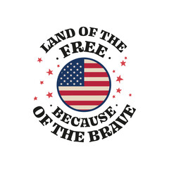 Land of the free because of the brave! memorial day