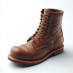 Vintage Leather Lace-Up Boot for Men