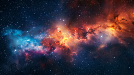 Stars Nebula in Space Capturing the Awe-Inspiring Beauty of the Cosmos in Stunning Detail