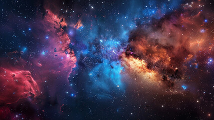 Universe with Stars, Constellations, and Galaxies Capturing the Vast and Stunning Beauty of the...
