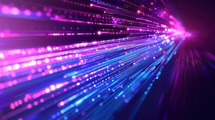 Obraz premium Cyber Tech Motion: Abstract Background of Ultra-Fast Data Transfer