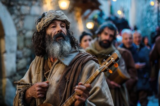 Saintly celebration: st. john baptist birth, san joao do porto porto festival - honoring birth of biblical figure with lively festivities, music, and traditional customs in the vibrant city of Porto.