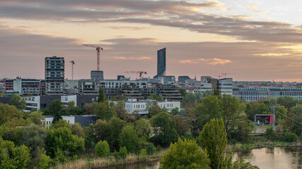 Panorama miasta Wroclawia © sopthedrone