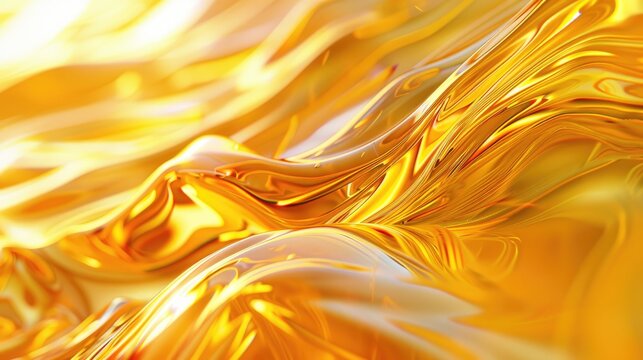 A vibrant abstract backdrop showcasing the textured essence of liquid gold machine grease or engine oil lubrication