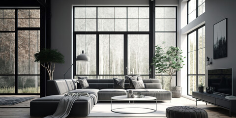 Beautiful Modern minimalist living room