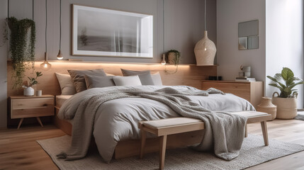 Beautiful contemporary and chic bedroom