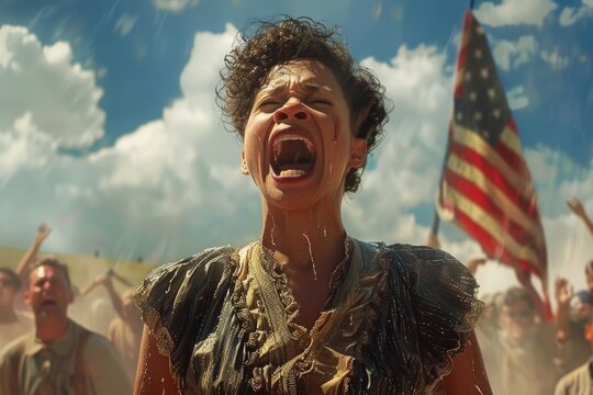 Jubilant freedom: Juneteenth - a commemoration of resilience, liberation, and the enduring spirit of African American heritage, inspiring hope and unity.