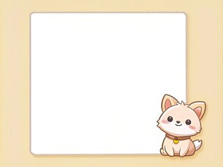cat with blank sign generative ai