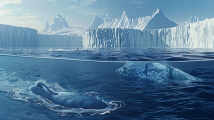 Climate Change Crisis: Dramatic Time-lapse of Melting Polar Ice Caps and Rising Sea Levels