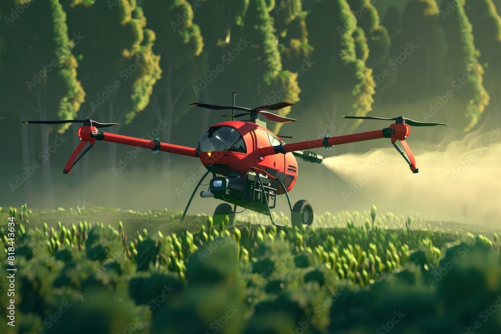 Aufkleber isometric machinery operations in agriculture employ drone sensors for precise application of techno
