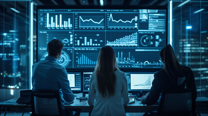  in the meeting,  discussion as they read a marketing report and planning analyze investment and marketing in the office.