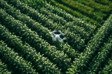 Modern resistance techniques in agriculture automation utilize drones for sustainable and white farming in agricultural setups