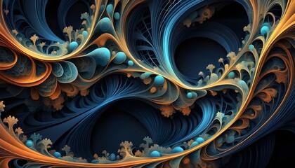 Abstract Curves Wallpaper 