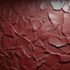 Abstract Red Textured Wall Art